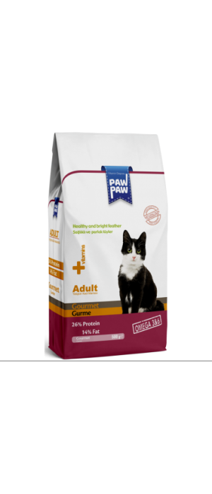 PAW PAW YETİŞKİN KEDİ MAMASI GURME 1 KG